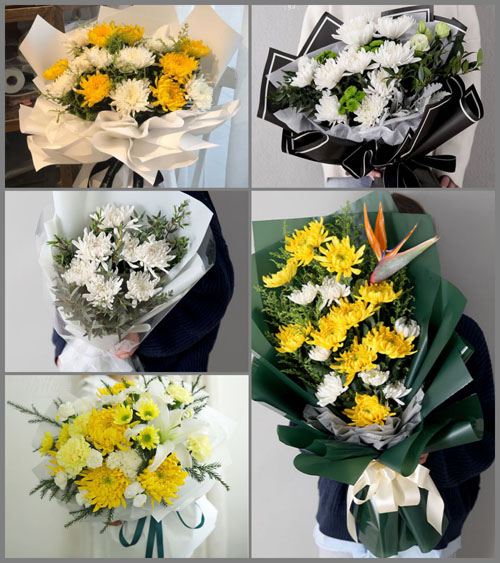 山东济南天桥区药山街道白事花束代送